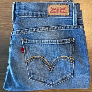 Levi's 524 Skinny Jeans Women's Blue Denim Casual Size 5